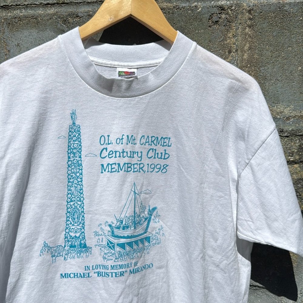 Vintage Brooklyn Mt Carmel church t shirt size large NYC